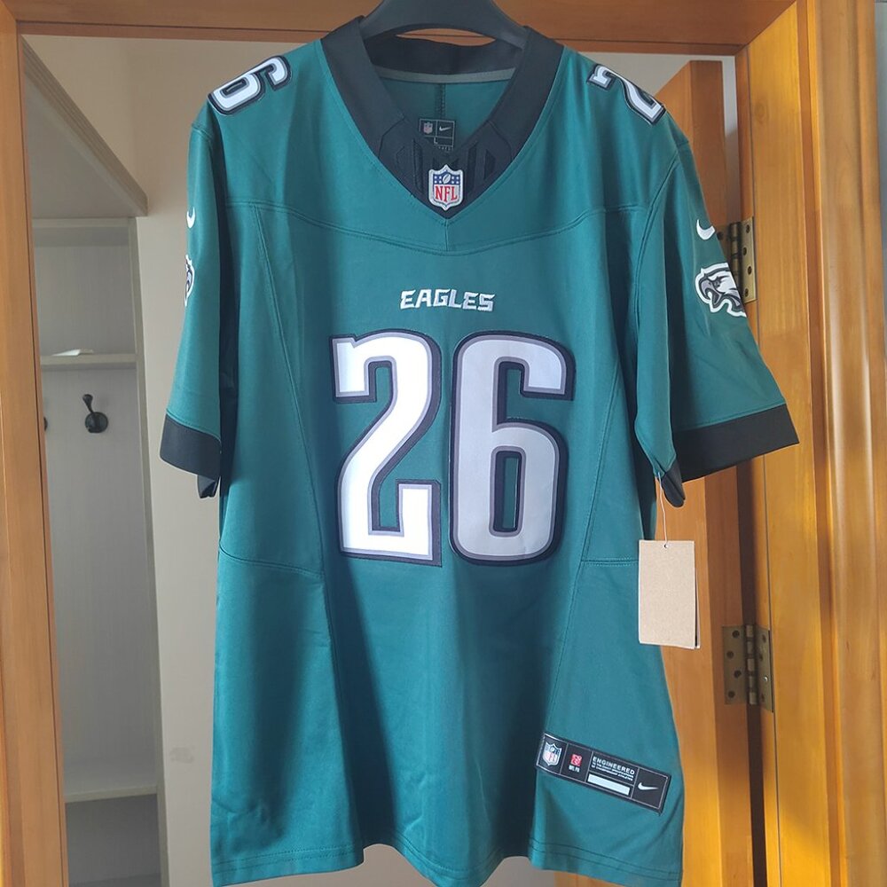 Saquon Barkley #26 Philadelphia Eagles Jersey Midnight Green